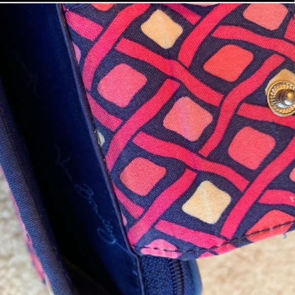 💐🆕Vera Bradley Diamond Katalina print wristlet,took tags off, DIDN'T USE! - Picture 5 of 7